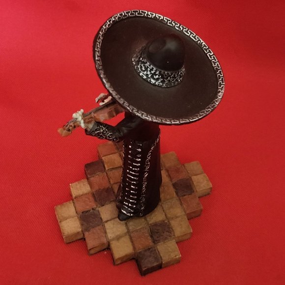 Summit Collection Day Of The Dead Wedding Band Mariachi Violin Player Skeleton S - Picture 6 of 13